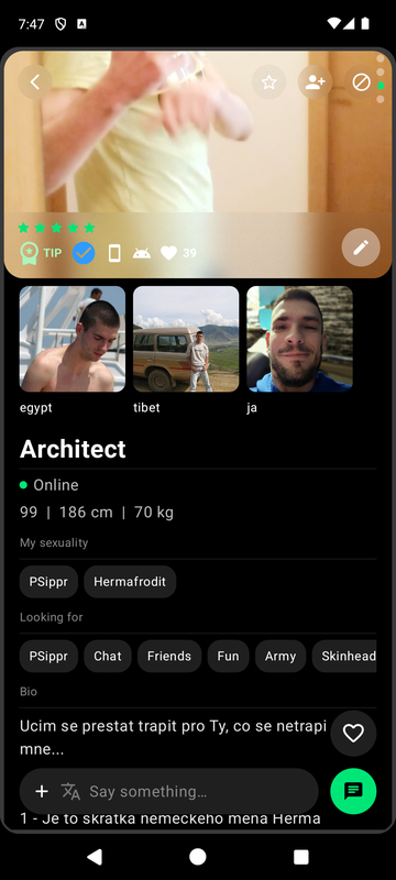 My profile
